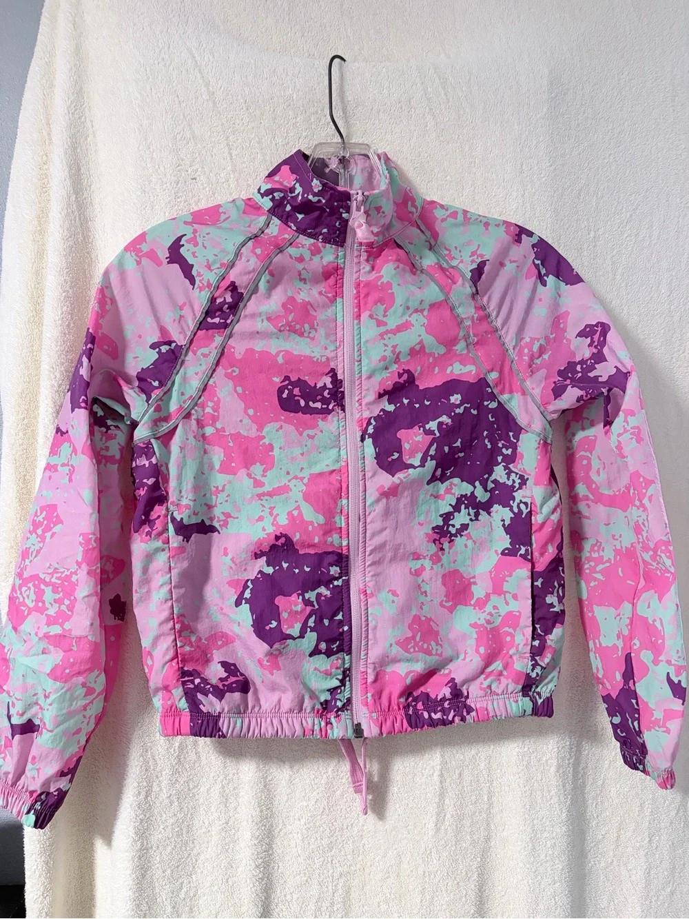 Francesca's Collections Pink Windbreaker